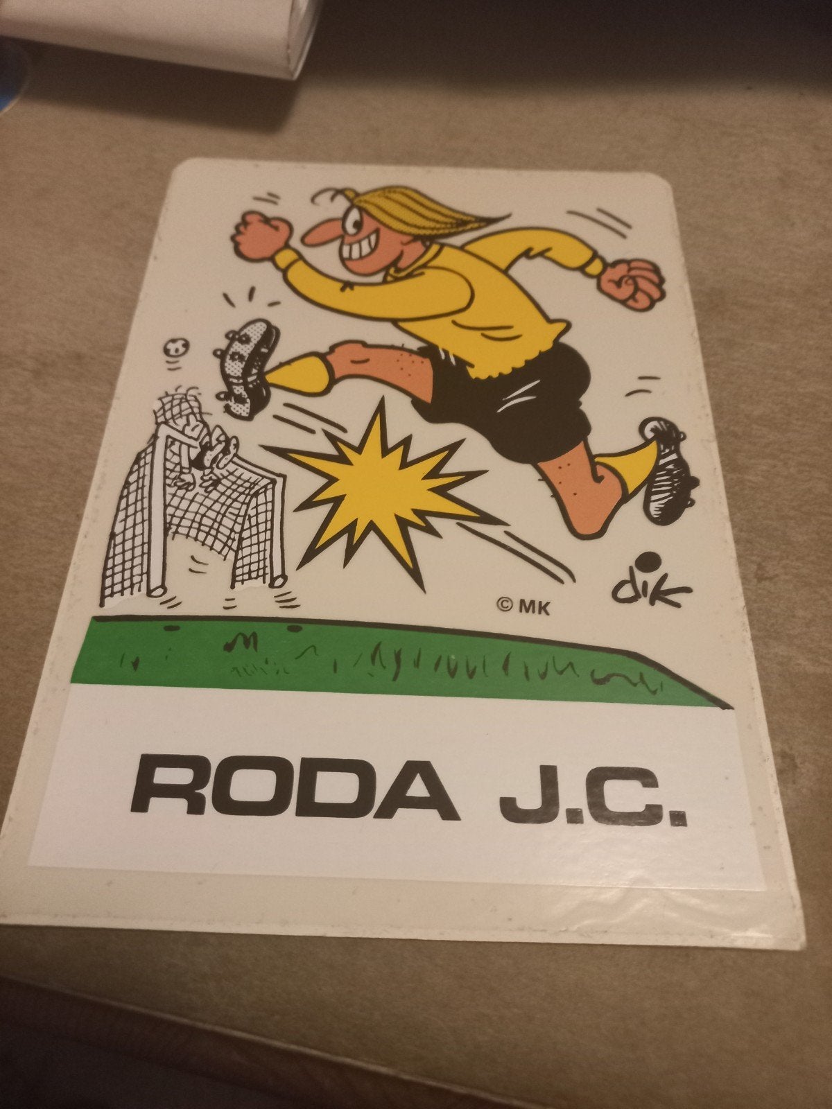 Roda JC Voetbalplaatje - Vintage Voetbal Memorabilia, Verzamelen, Ophalen of Verzenden