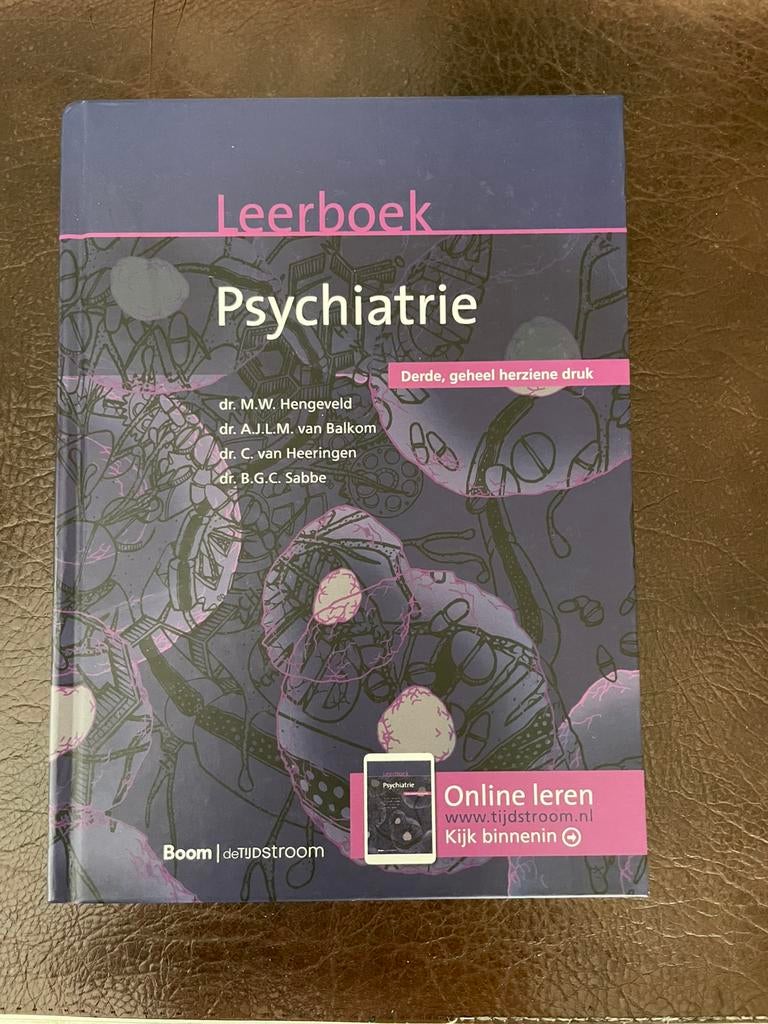 Leerboek psychiatrie, Ophalen of Verzenden, Zo goed als nieuw