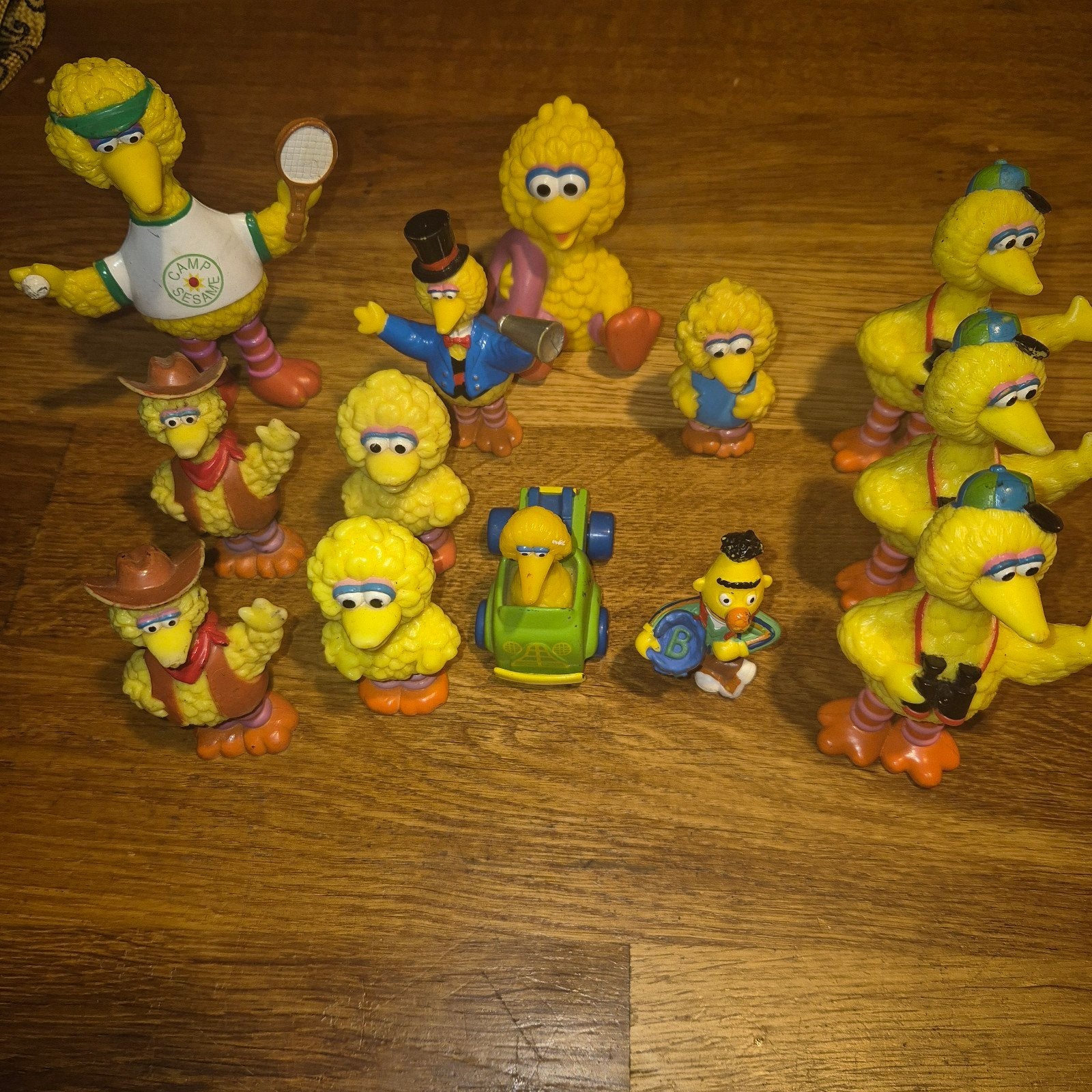 13 Big Bird & Pino Sesamstraat collectie JHP Henson Disney, Verzamelen, Ophalen of Verzenden, Gebruikt