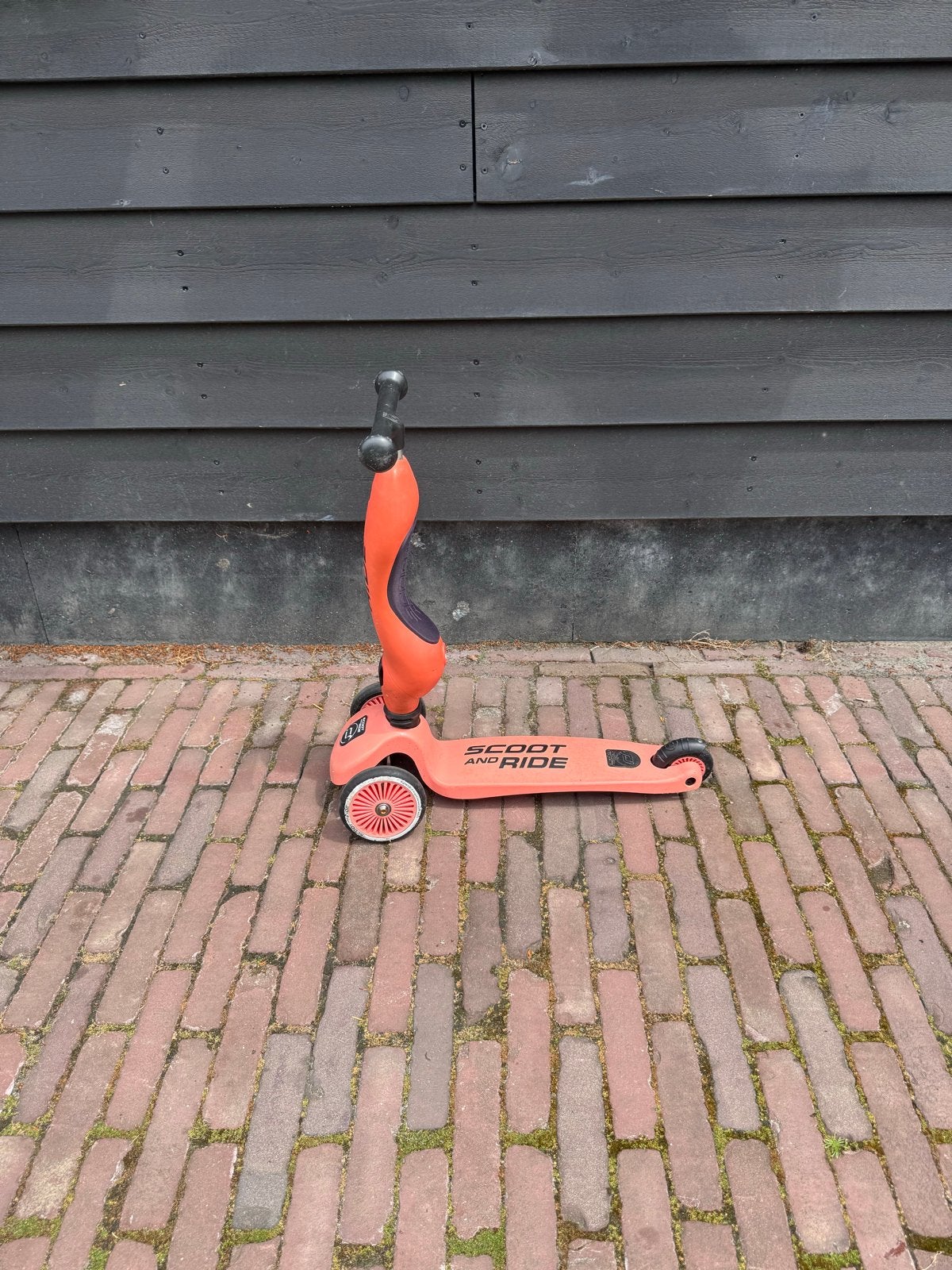 Scoot and Ride step / loopfietsje roze, Ophalen, Zo goed als nieuw, Gewone step