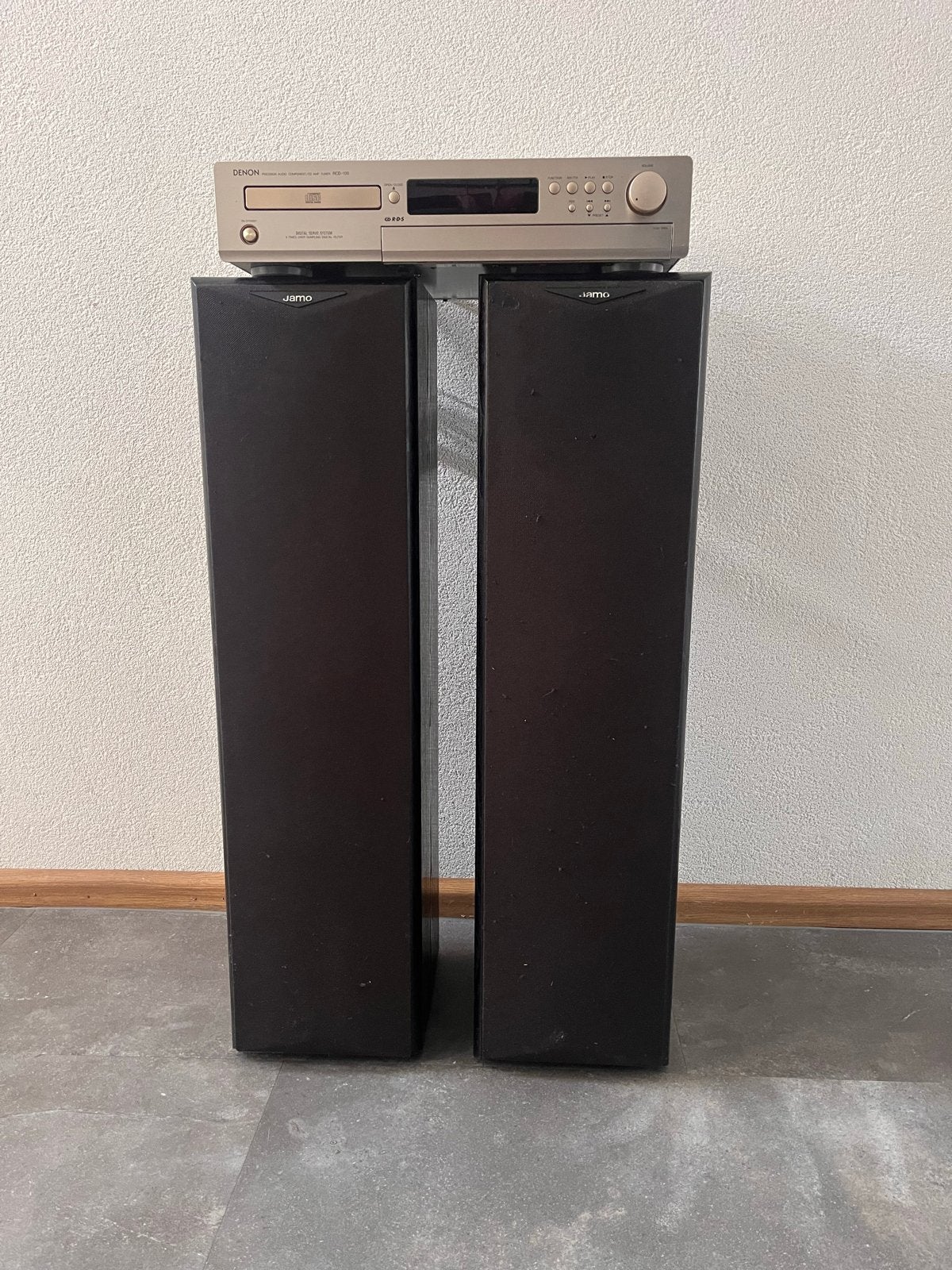 Denon RCD-100 Hifi-set met Jamo E 350 speakers, Ophalen, Denon, Losse componenten, Zo goed als nieuw