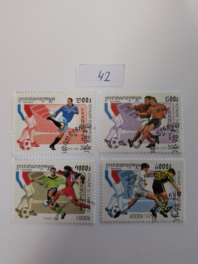 Voetbal, Verzenden, Gestempeld, Zuidoost-Azië
