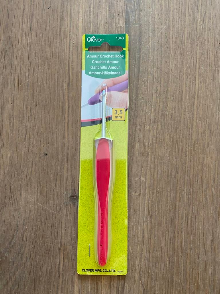 Clover Amour Haaknaald 3.5 mm - Nieuw, Hobby en Vrije tijd, Breien en Haken, Ophalen of Verzenden, Nieuw, Haken, Naald