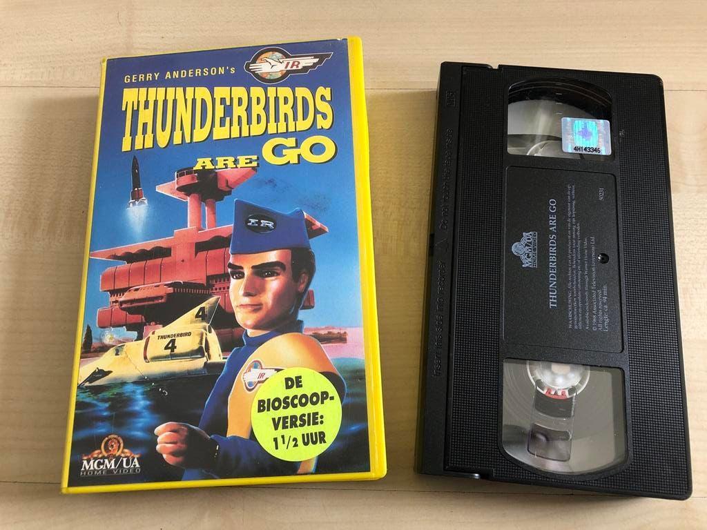 Thunderbirds Are Go VHS - Bioscoopversie (1968), Alle leeftijden, Ophalen of Verzenden, Zo goed als nieuw, Actie en Avontuur