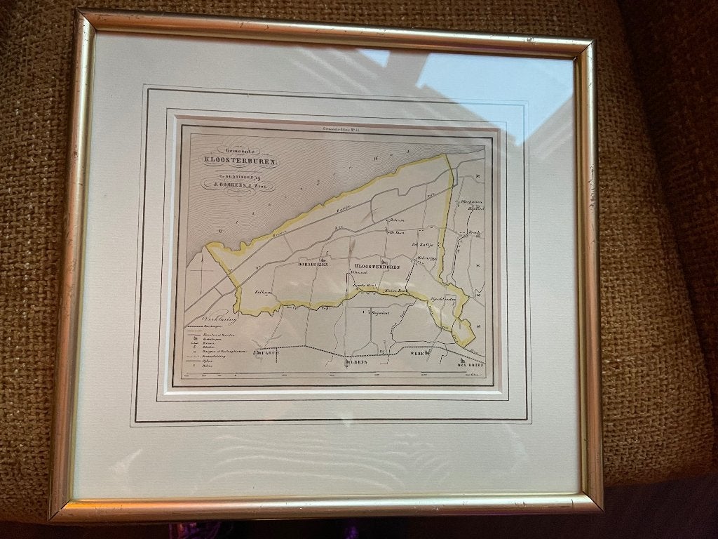Topografische kaart Groningen, Ophalen of Verzenden, 1800 tot 2000, Nederland, Landkaart