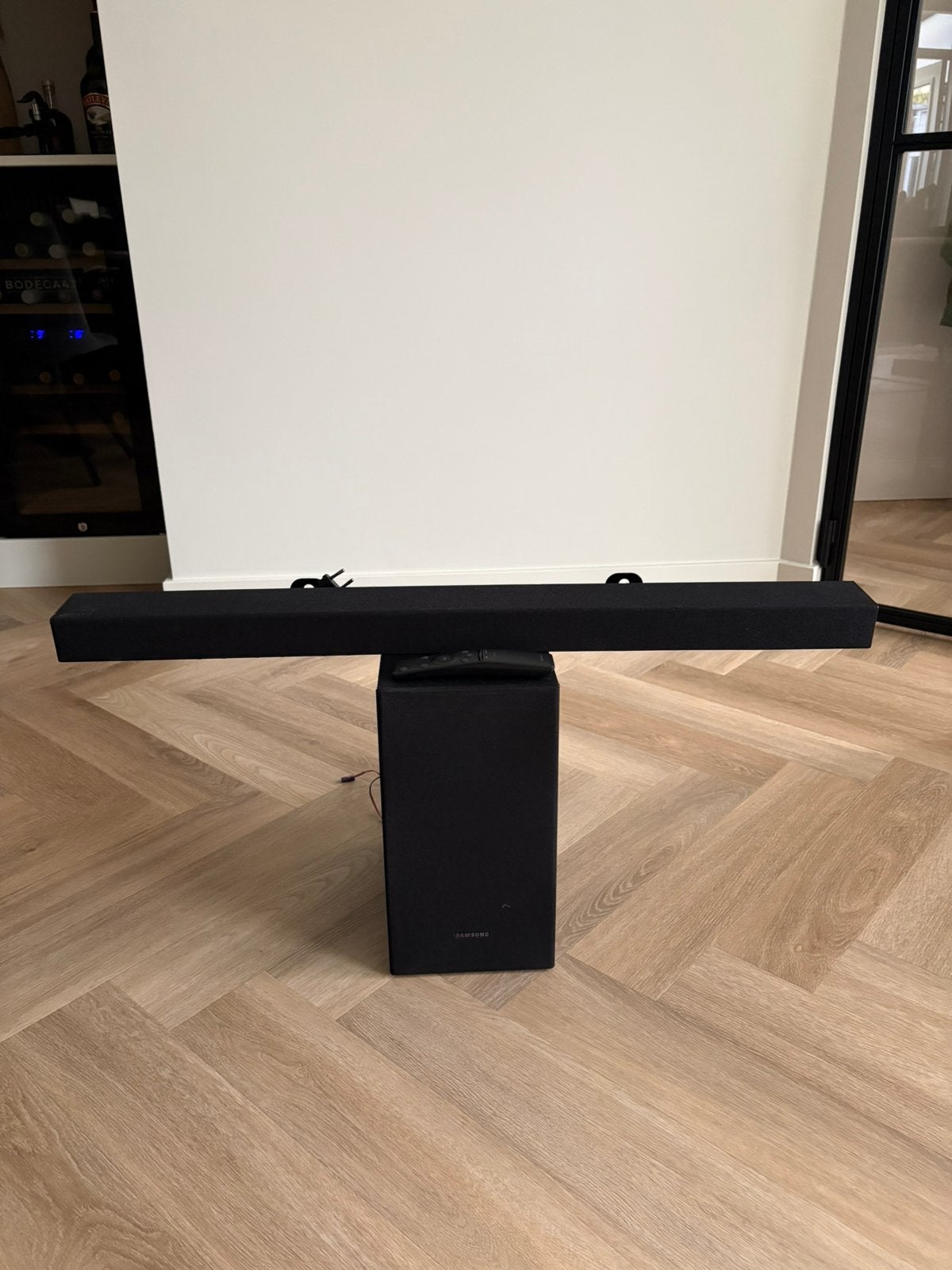 Samsung soundbar met subwoofer, Ophalen, Zo goed als nieuw