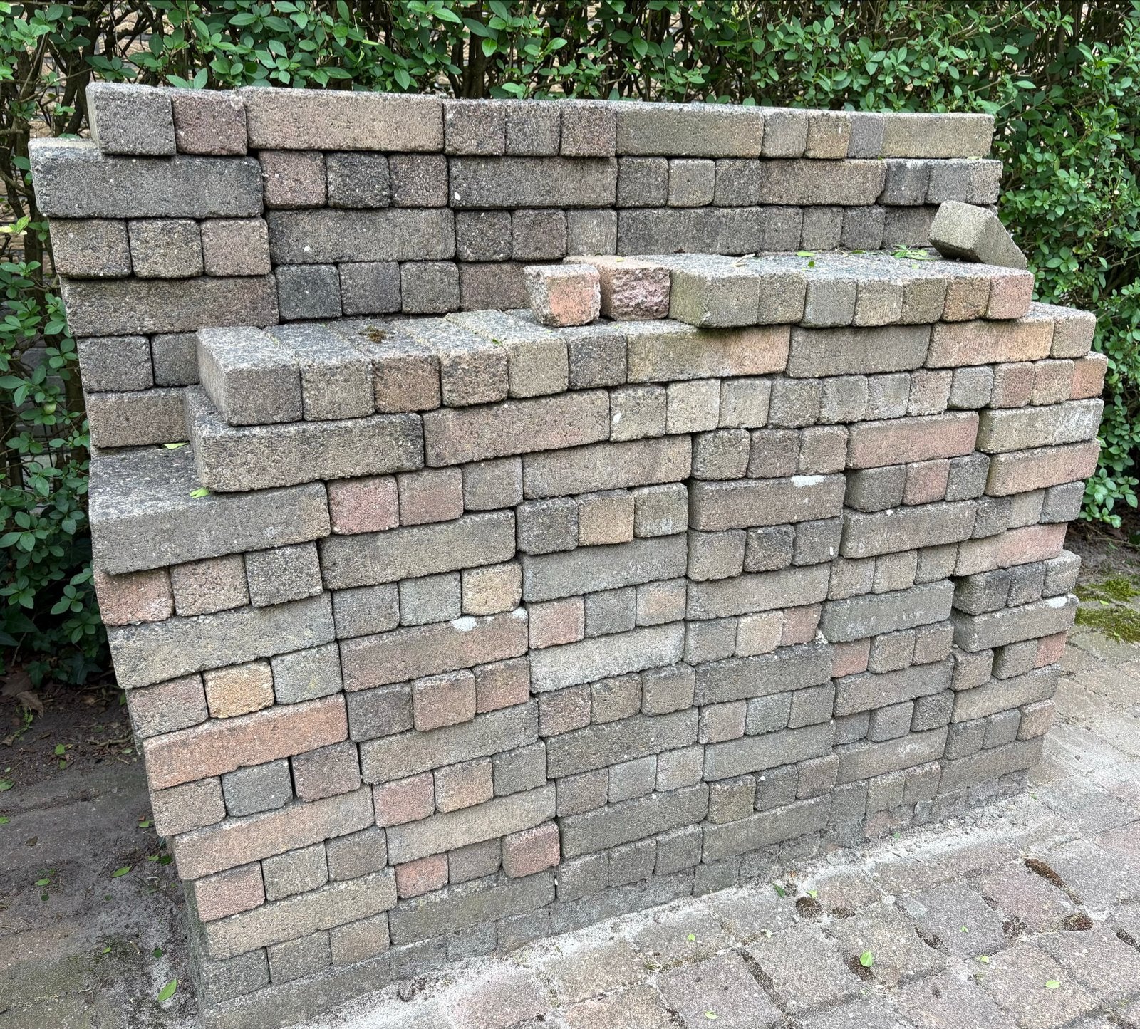 Gebruikte betonnen klinkers - ca. 7,5m2, Ophalen, Gebruikt, Klinkers, 5 tot 10 m²