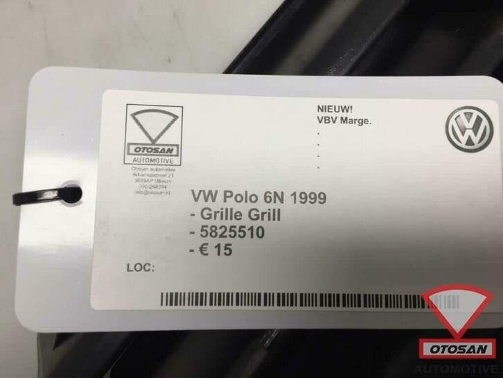vw polo 6n grille grill nieuw! 5825510, Volkswagen, Volkswagen AG, Nieuw, Berliner Ring 2
38440  Wolfsburg, DE