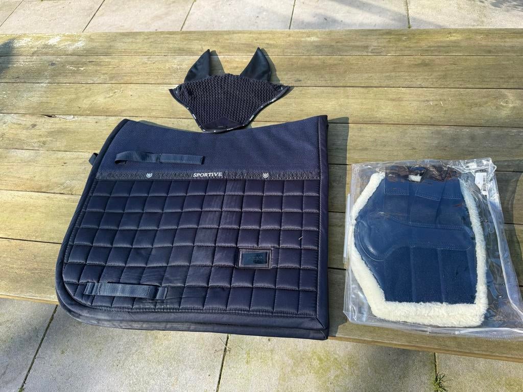 Equestrian Stockholm sportive navy set full dressuur, Ophalen of Verzenden, Zo goed als nieuw