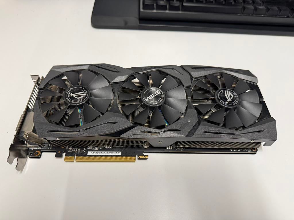 Videokaart GTX 1080 Asus Rog Strix, Computers en Software, Videokaarten, PCI-Express 3, HDMI, Ophalen of Verzenden, Nvidia
