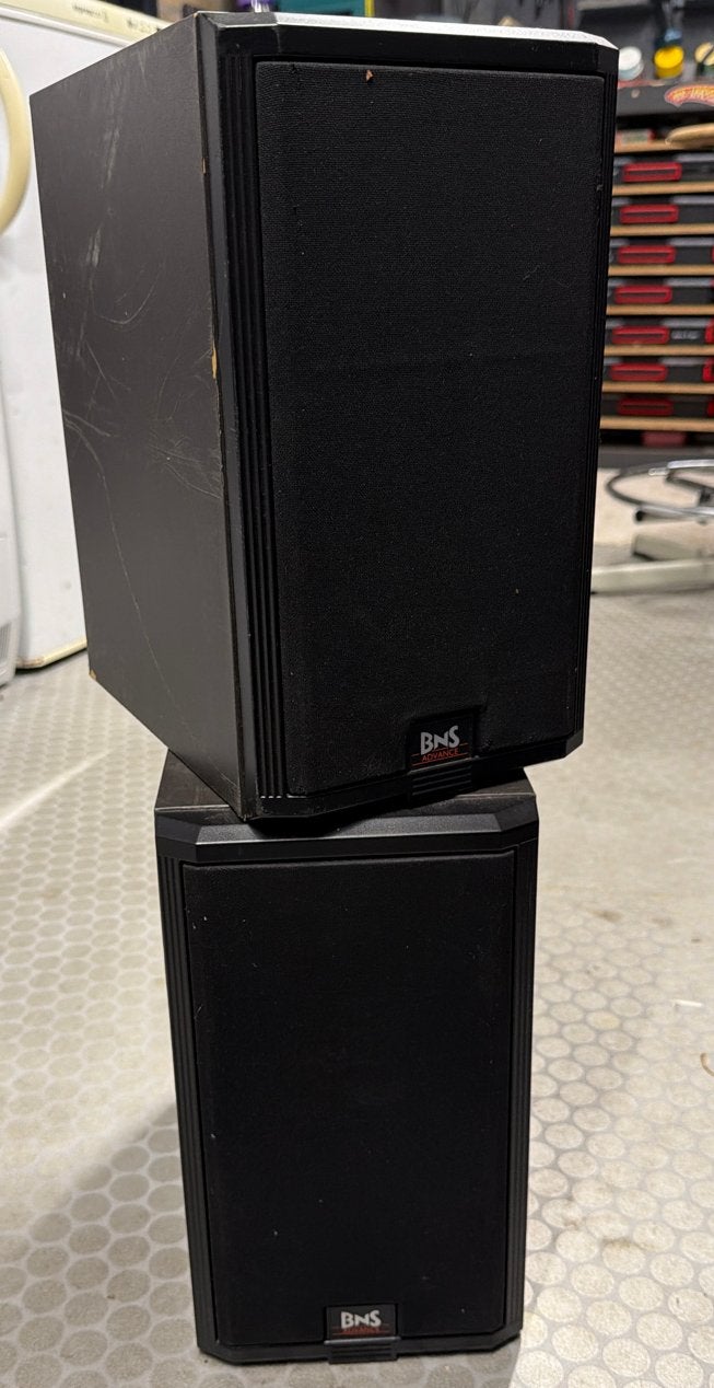 BNS Advance A-10 Boekenplank Luidsprekers (2 stuks), Audio, Tv en Foto, Gebruikt, 60 tot 120 watt, Boekenplank luidspreker, Ophalen