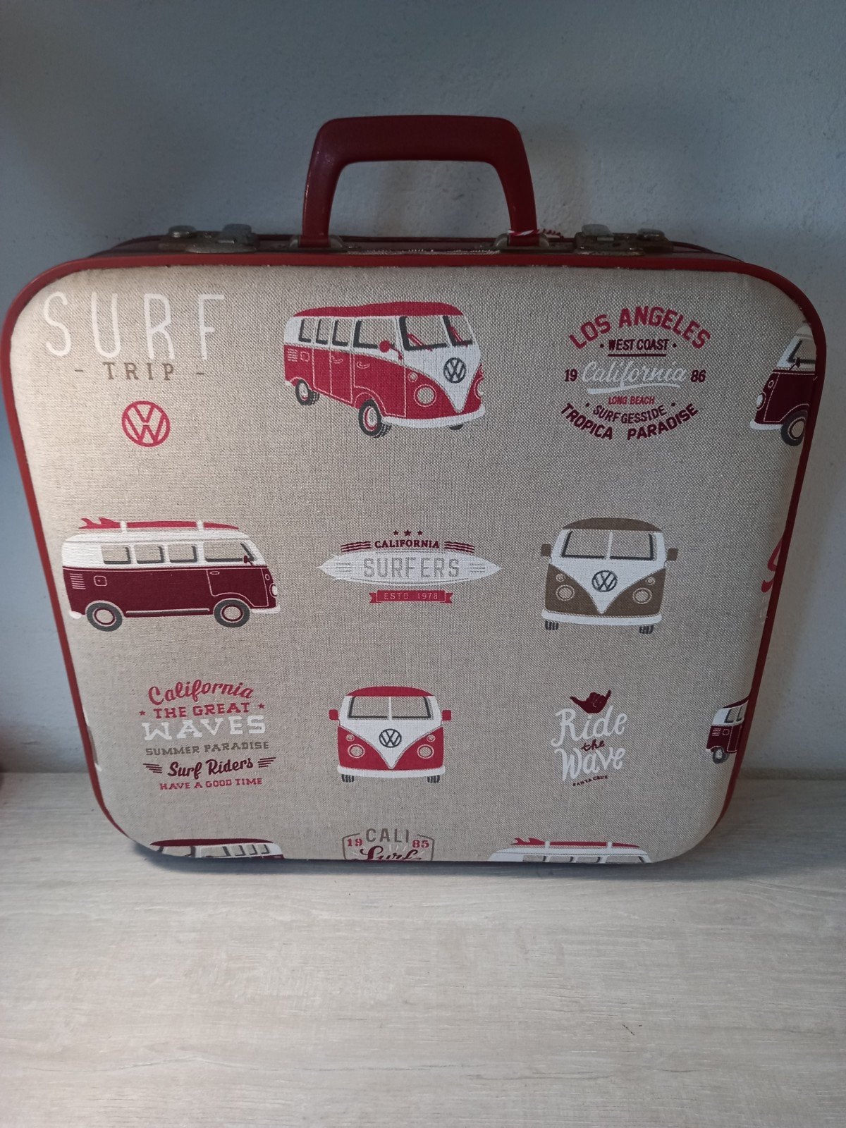 Vintage VW Camper busje surfstyle koffer up cycle, Ophalen of Verzenden, Zo goed als nieuw, Overige materialen