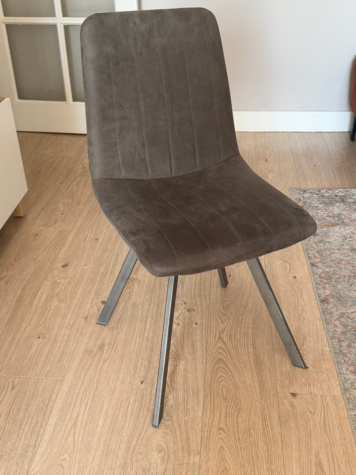 4 Stoelen van Leenbakker, Ophalen, Gebruikt, Grijs