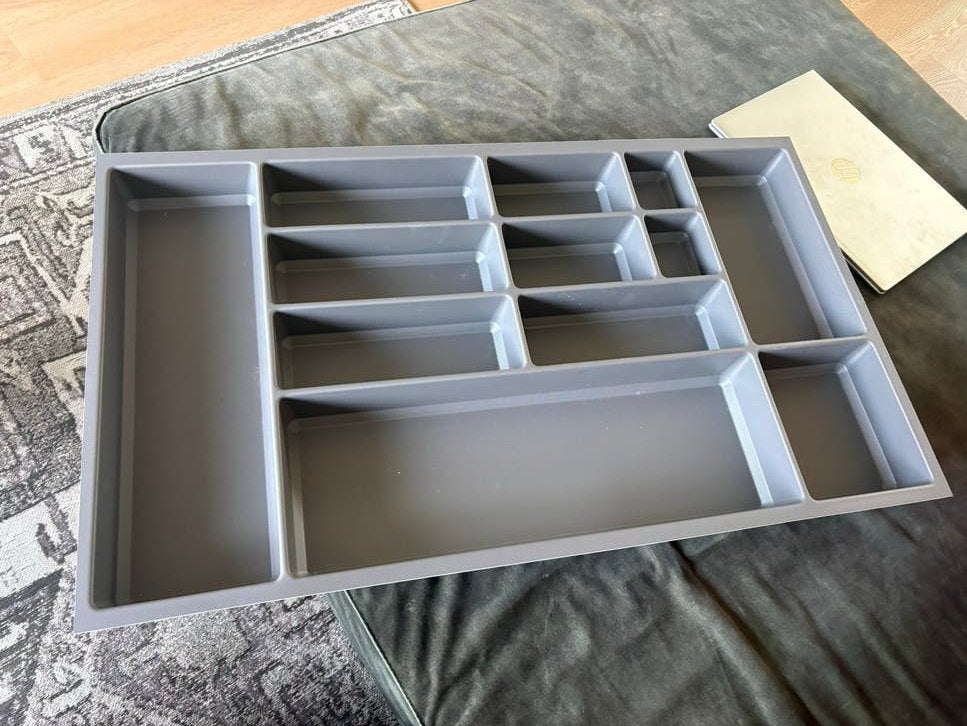 Schüller ZB9056CG Bestekindeling voor 90 cm lade, grijs, Ophalen, Kunststof, Nieuw, Overige merken