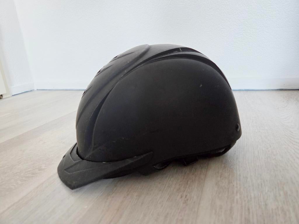 Paardrij helm (kind) met bodywarmer, Ophalen