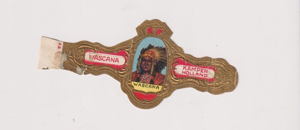 sigarenbanden - WASCANA, Verzamelen, Ophalen of Verzenden, Gebruikt, Sigarenbandjes