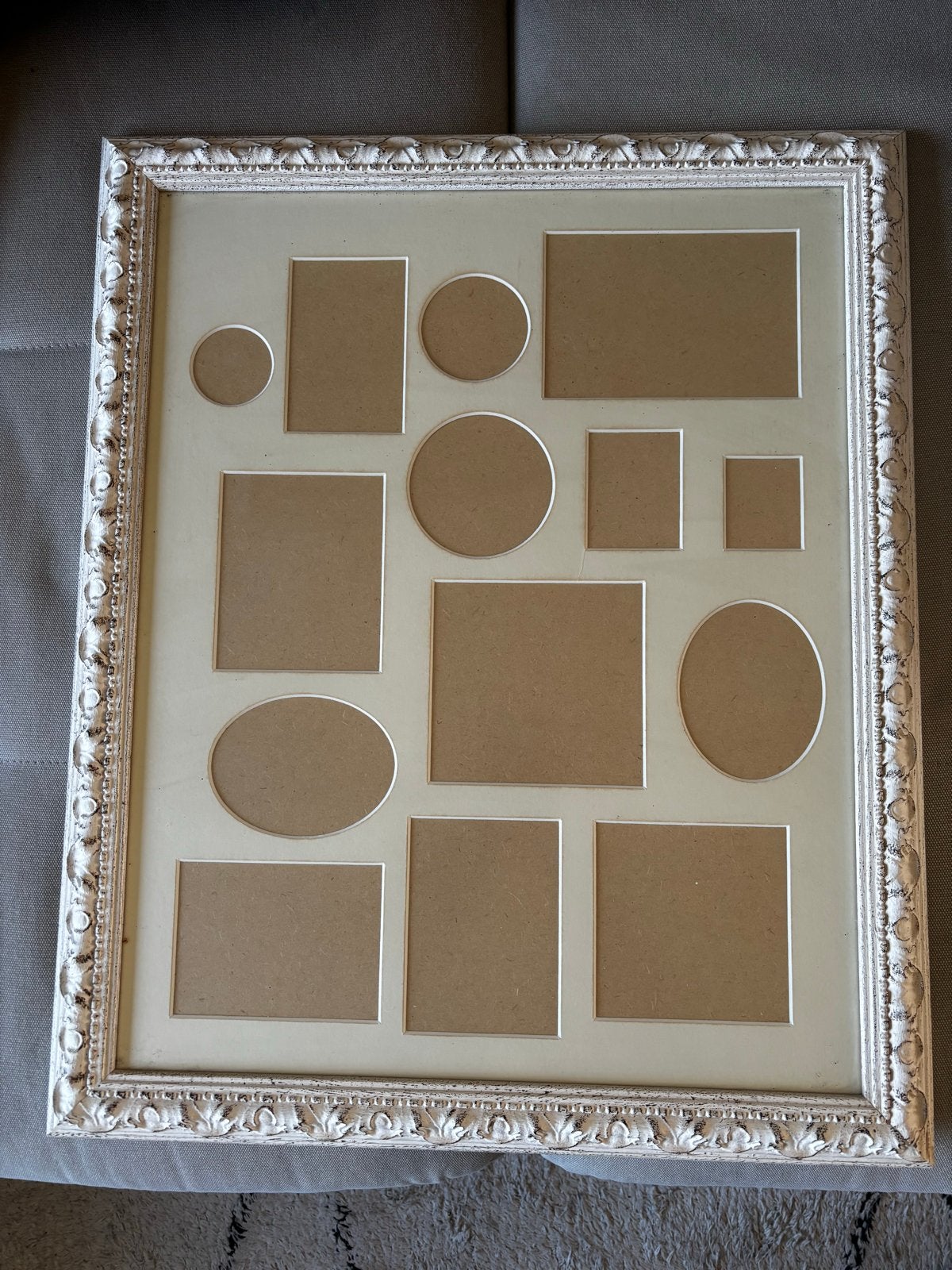 Witte Collage Fotolijst 46x56cm - Diverse Formaten, Ophalen, Collagelijst, Zo goed als nieuw, Wit