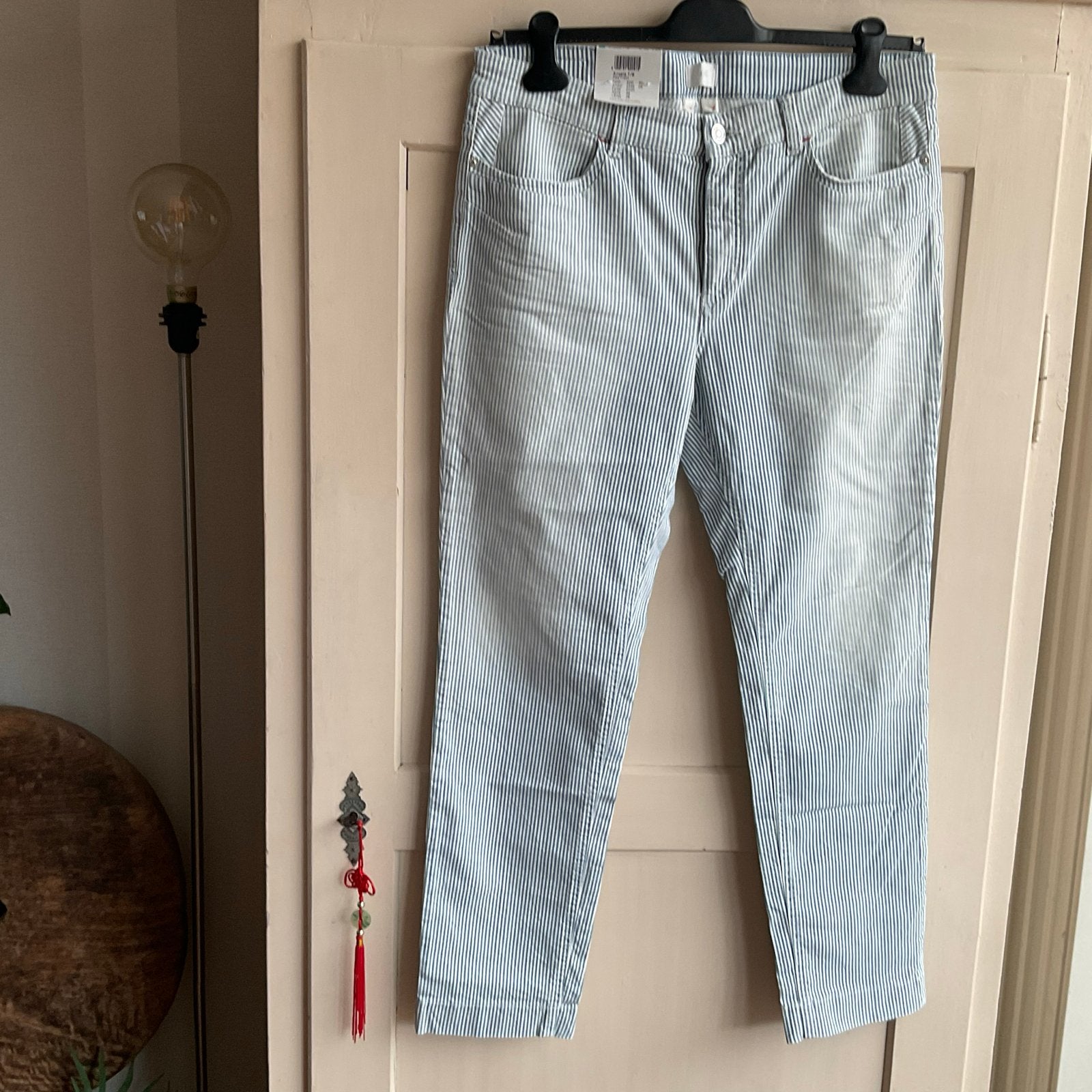 MAC jeans wit/blauw streepje maat 46, Ophalen of Verzenden, Nieuw, Wit, Overige jeansmaten
