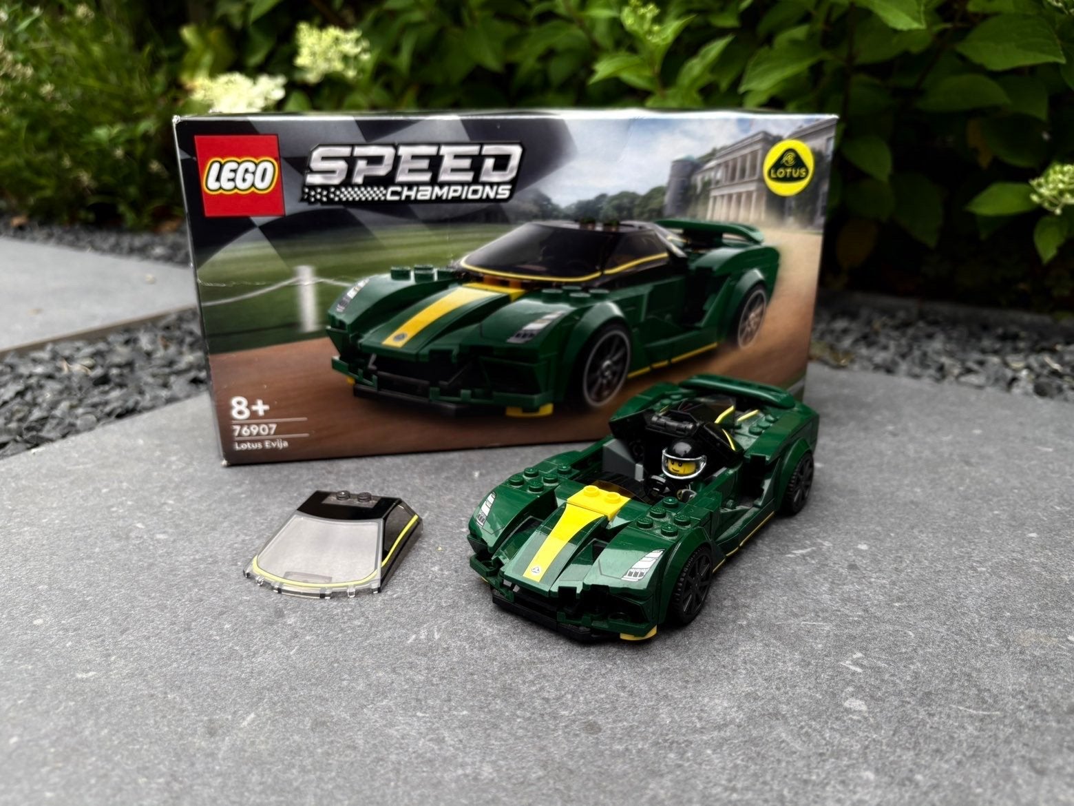 LEGO Speed Champions 76907 Lotus Evija - Zo goed als nieuw, Ophalen, Zo goed als nieuw, Overige merken