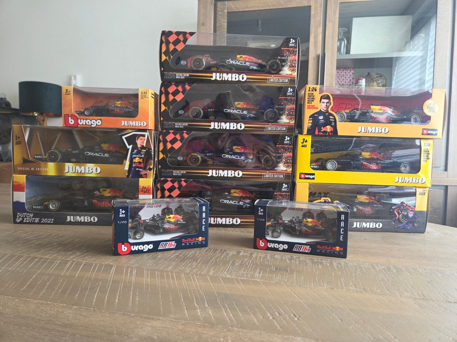 Max Verstappen F1 Auto's Collectie 2017-2023' jumbo, Ophalen of Verzenden, Nieuw, Formule 1