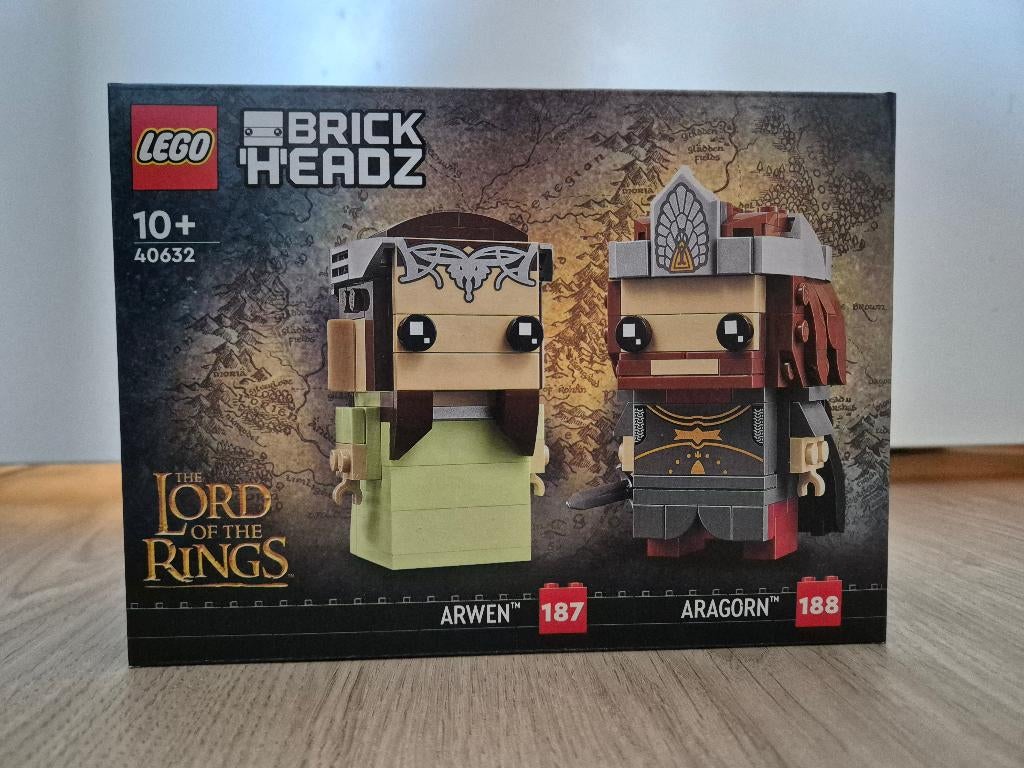 LEGO 40632 Brickheadz Aragorn & Arwen - 𝗻𝗶𝗲𝘂𝘄, Ophalen of Verzenden, Nieuw, Complete set, Lego