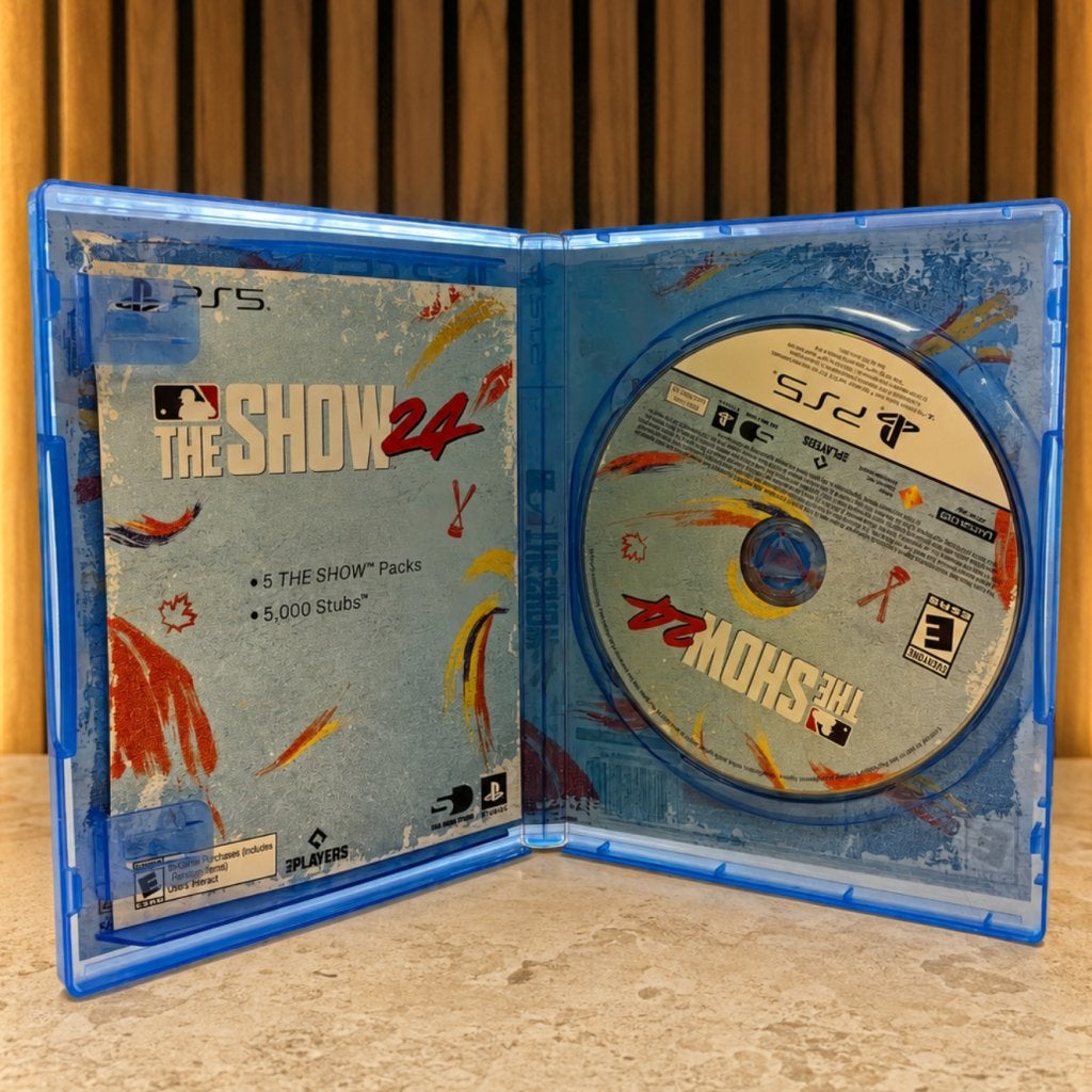 MLB The Show 24 PS5 Game, Sony, Zo goed als nieuw, Support@sony.com, 1-7-1 Konan, Minato-ku
Tokyo 108-0075
Japan