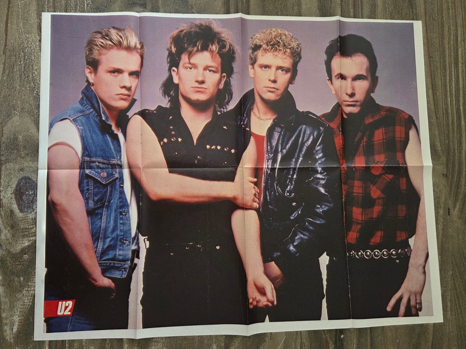 U2 Poster - Vintage Muziek Poster, Ophalen of Verzenden, Zo goed als nieuw, A1 t/m A3, Muziek