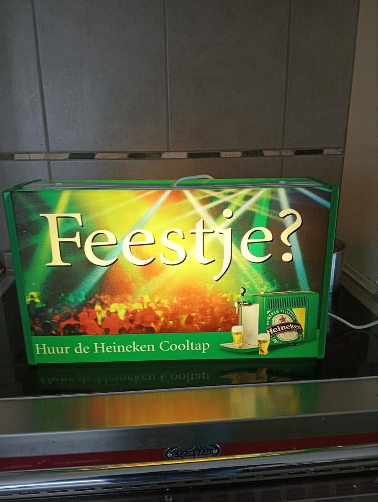 Heineken lamp, Verzamelen, Ophalen, Zo goed als nieuw, Overige typen, Heineken