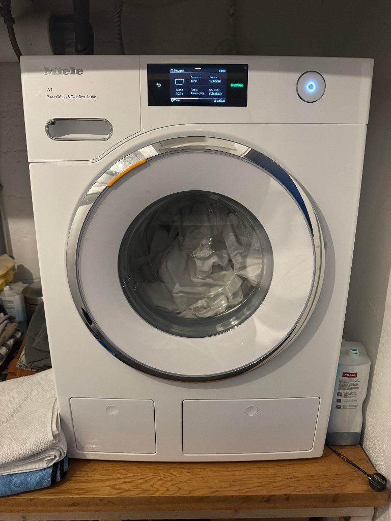 Miele WWR 760 WPS PowerWash & TwinDos, Ophalen, 8 tot 10 kg, Voorlader, 85 tot 90 cm