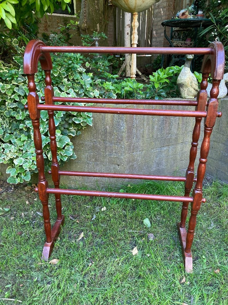Brocante houten droogrek, Ophalen