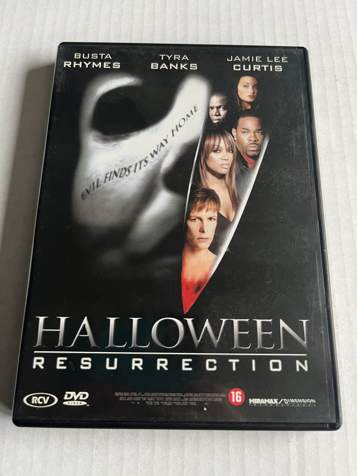 Halloween Resurrection DVD - Jamie Lee Curtis, Cd's en Dvd's, Dvd's | Horror, Vanaf 16 jaar, Ophalen of Verzenden, Gebruikt, Slasher