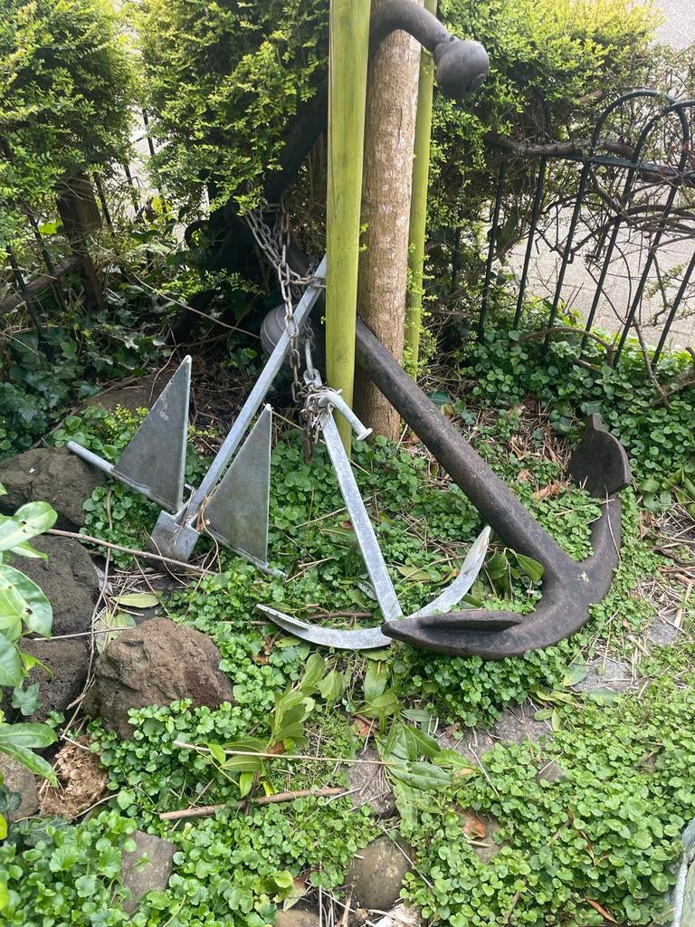 Twee ankers, Watersport en Boten, Ophalen, Gebruikt