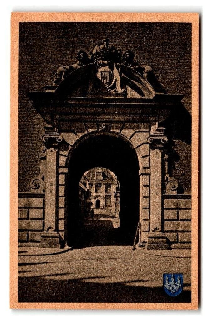 Kampen, Poortje Nieuwe Toren. Opruimingskaart, Verzenden, 1940 tot 1960, Ongelopen, Overijssel