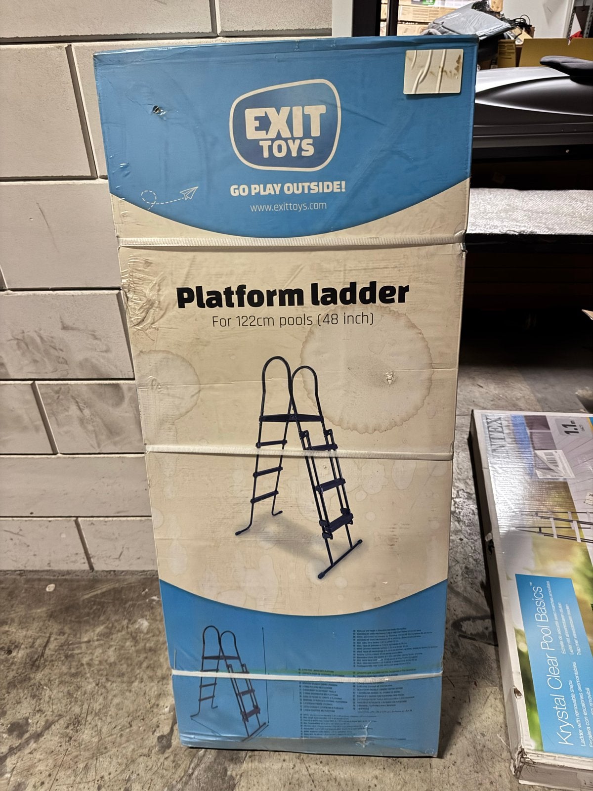 Exit Toys zwembadladder voor 122 cm zwembaden - Nieuw, Ophalen, Nieuw, Ladder