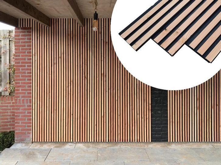 Rabatdelen Rhombus | Douglas | Gevelbekleding | Akupanel, Tuin en Terras, Palen, Balken en Planken, Ophalen of Verzenden, Nieuw