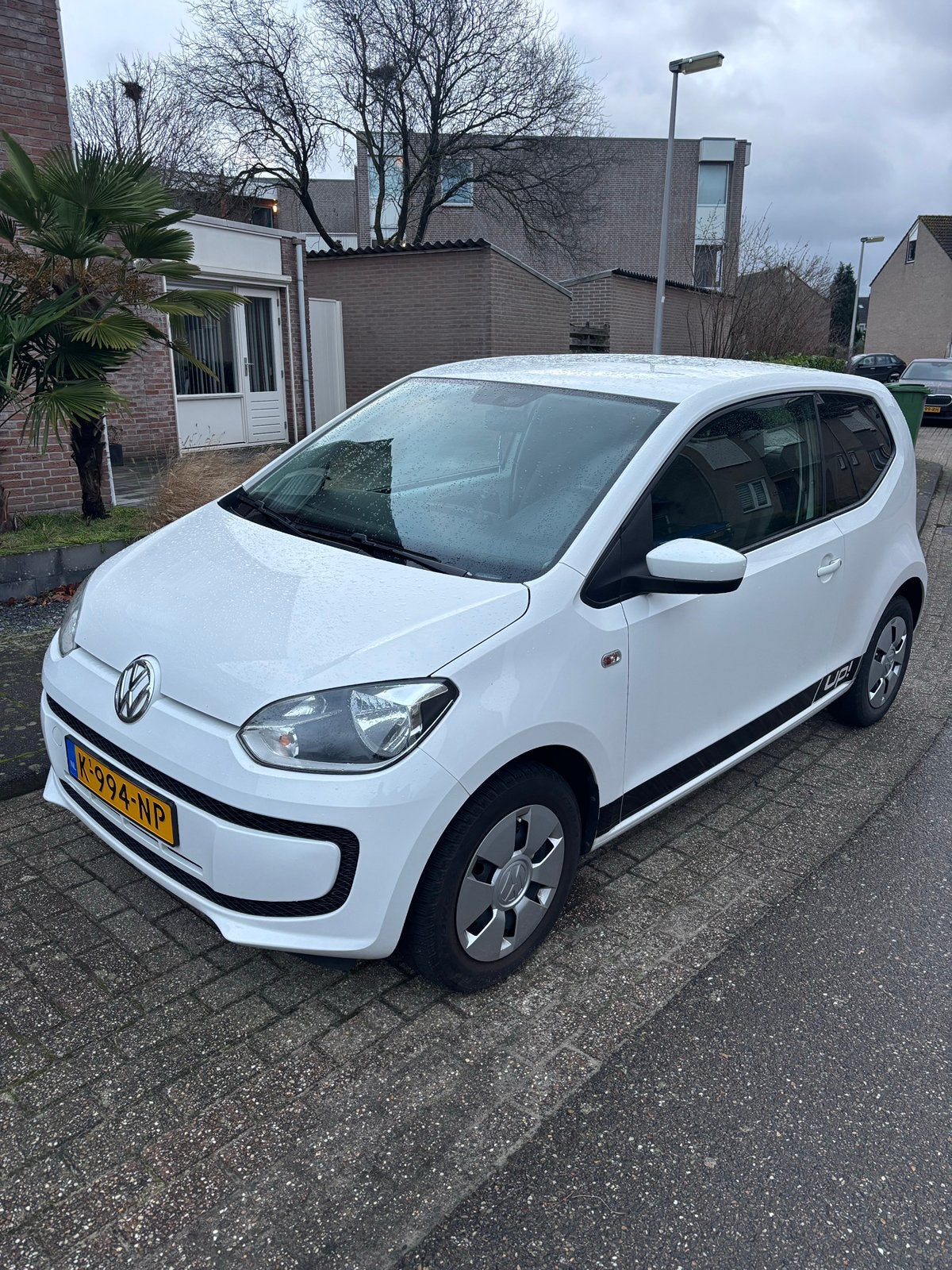 Volkswagen up! | Airco | 1.0 | 3D | 2013 | Wit, Auto's, Voorwielaandrijving, Stof, Up!, 4 stoelen