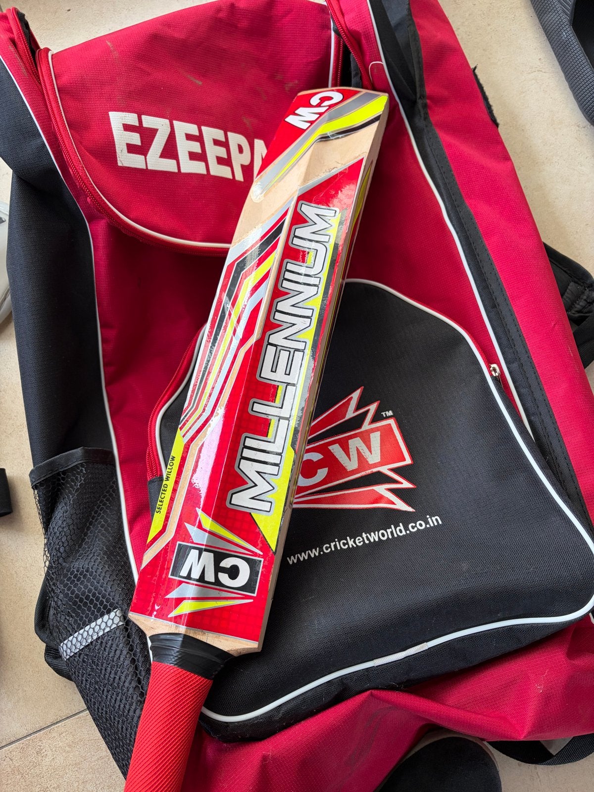 Complete CW cricket set voor kinderen (4-9 jaar) - Small, Ophalen of Verzenden, Zo goed als nieuw