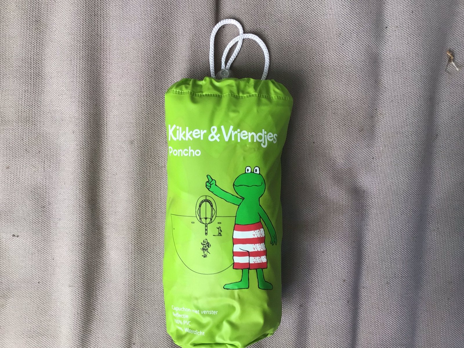 Kinder regen poncho maat 116/122, Ophalen of Verzenden, Zo goed als nieuw