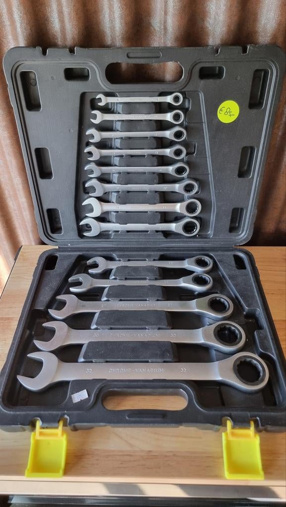 Steek ring ratel set Maten van 6 tm 32 mm, Ophalen, Nieuw