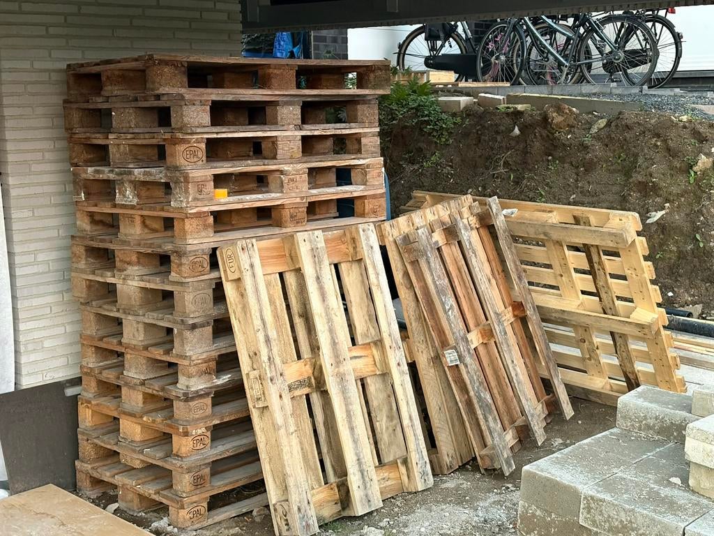 20 stuks Epal pallets, Ophalen, 50 mm of meer, Pallet, Minder dan 200 cm