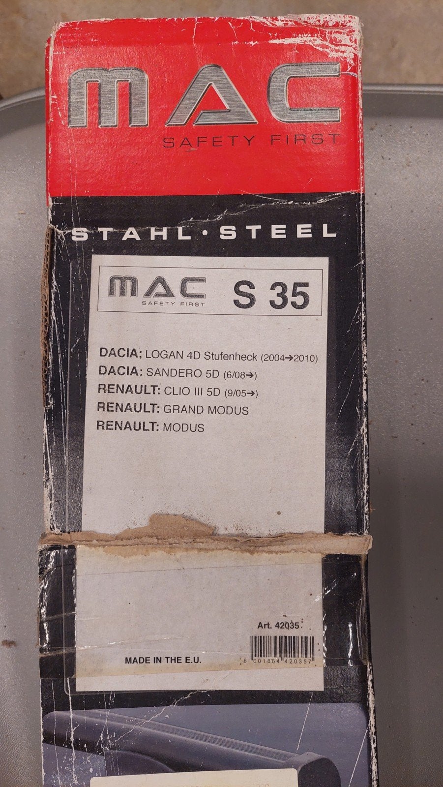 MAC S35 Stalen Dakdragers voor Dacia/Renault, Auto diversen, Dakdragers, Ophalen