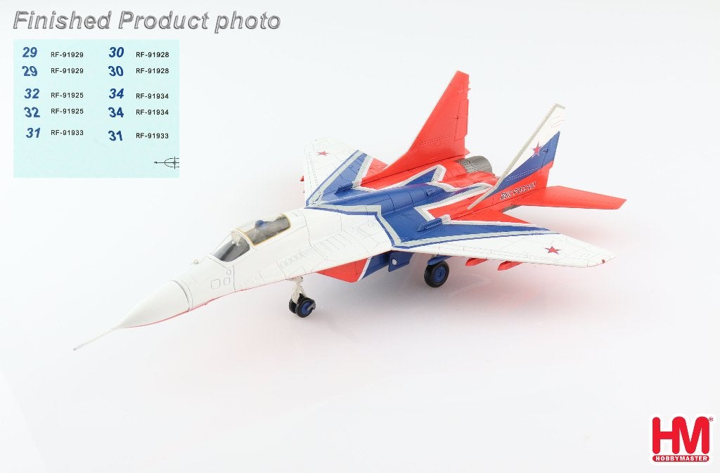 MiG-29 Fulcrum Strizhi Russian Air Force Hobbymaster HA6511b, Verzenden, Nieuw, Military-Models VJ Mendelssohnstraße 29 info@military-models-vj.de