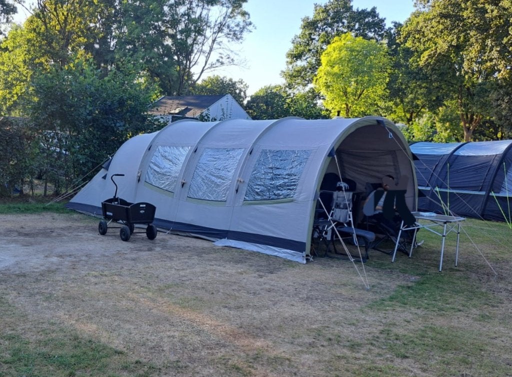 Tent voor 4, Vrijbuiter Outdoor Tannon 320 DLX, stormvast, Caravans en Kamperen, Tenten, Ophalen, Gebruikt, Tot en met 4