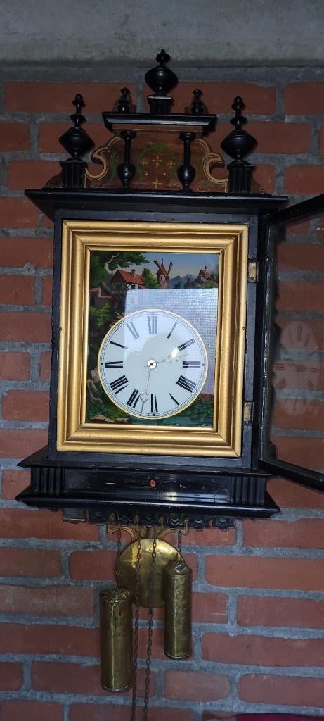 Mega grote Schwarzwalder klok 80 cm hoog, Antiek en Kunst, Ophalen