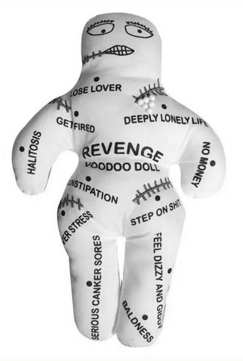 Grappige Voodoo / Witchcraft / Revenge pop (22cm) Nieuw., Ophalen of Verzenden, Nieuw, Pop