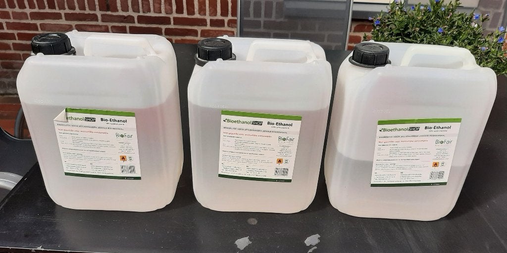 12,5 Liter Bio-Ethanol voor Bio-Ethanolhaarden 3 Jerrycans, Ophalen, Nieuw