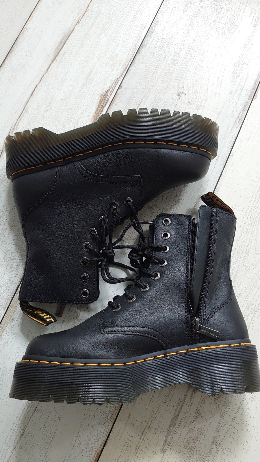 Dr. Martens NIEUW leer platformlaarzen maat 39, Kleding | Dames, Schoenen, Zwart, Lage of Enkellaarzen, Nieuw, Ophalen of Verzenden