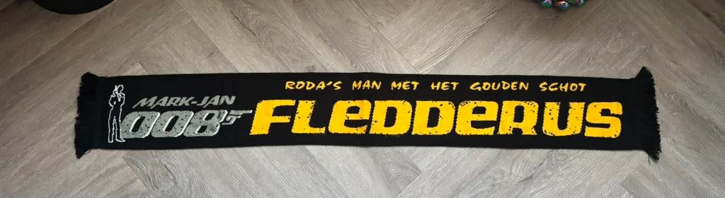 Mark-Jan Fledderus - Roda JC sjaal, Verzamelen, Ophalen of Verzenden, Zo goed als nieuw, Roda JC, Vaantje of Sjaal