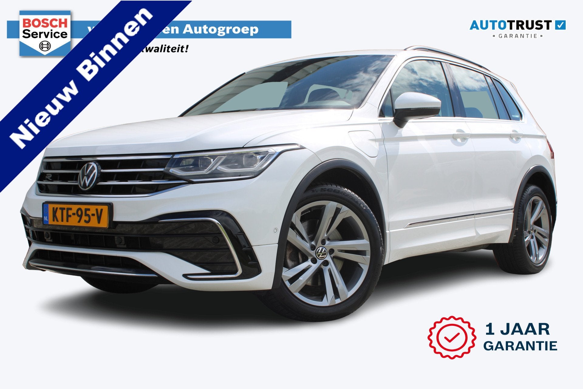 Volkswagen Tiguan 1.4 TSI eHybrid R-Line Business+ | Incl. 1, Euro 6, 4 cilinders, Alcantara, Wit