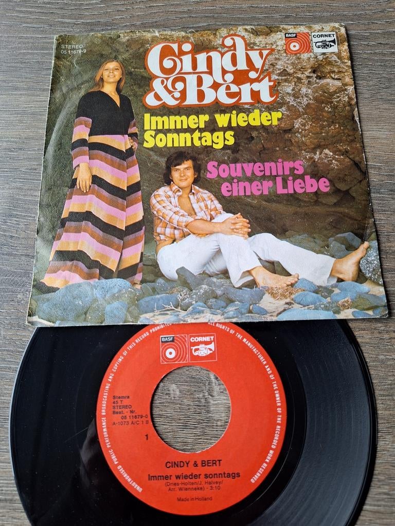 Cindy & Bert immer wieder sonntags, Ophalen of Verzenden, Gebruikt, Pop